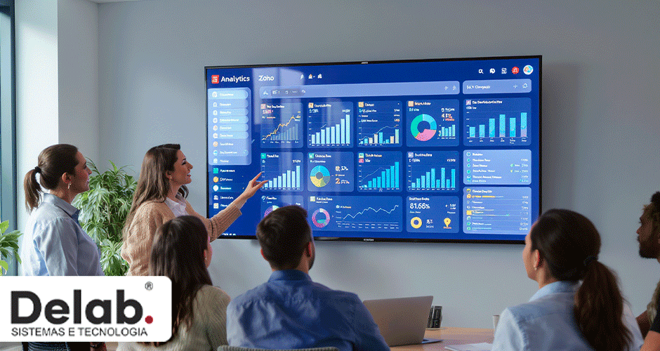 Apresentação de dashboards analíticos com dados de vendas e marketing
