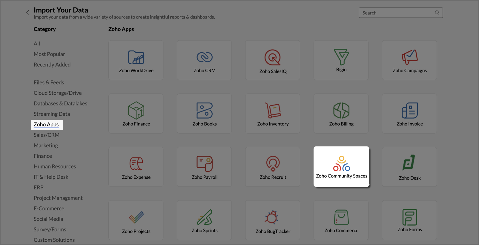Zoho ANALYTICS