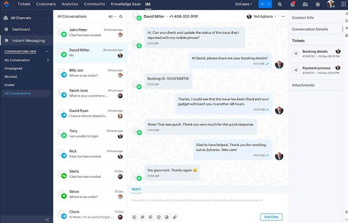 Zoho ANALYTICS