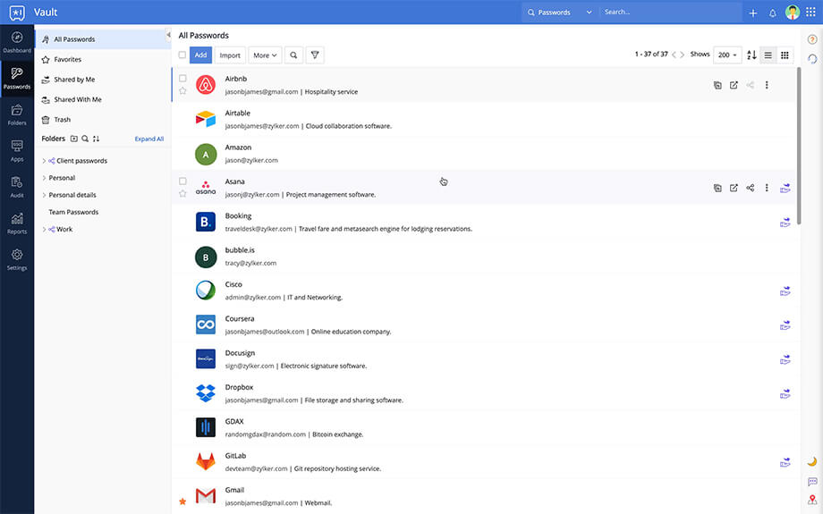 Zoho ANALYTICS